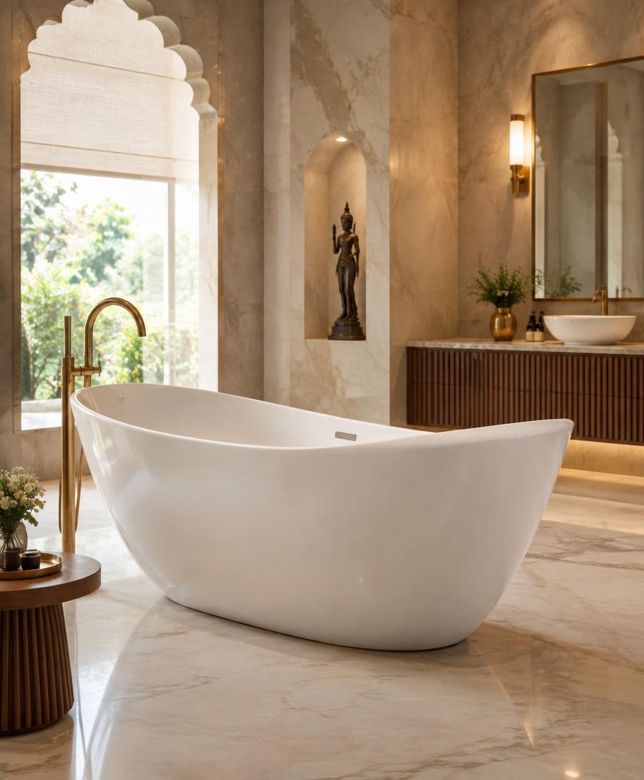 Freestanding Acrylic Bathtub