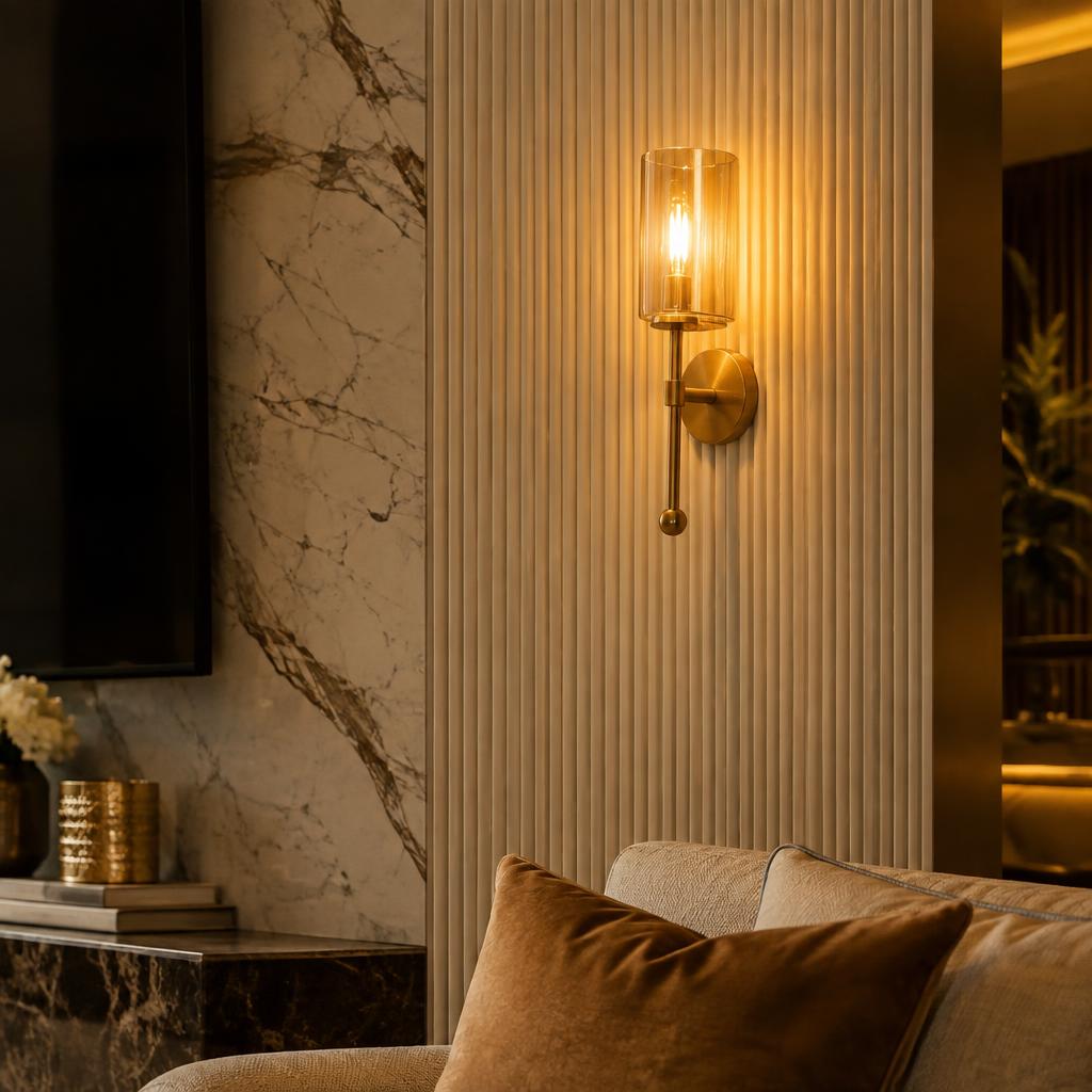 Brass Wall Sconce
