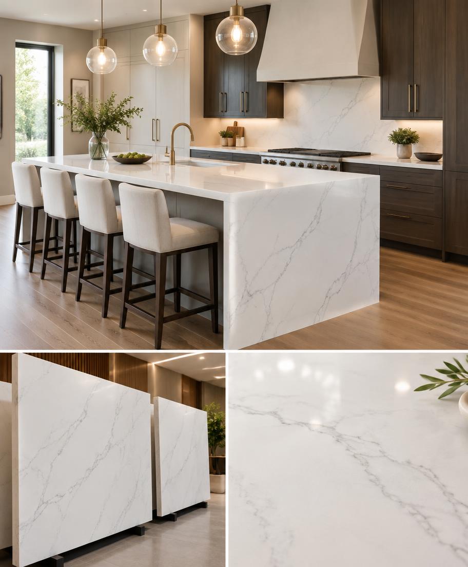 Calacatta Quartz Slab