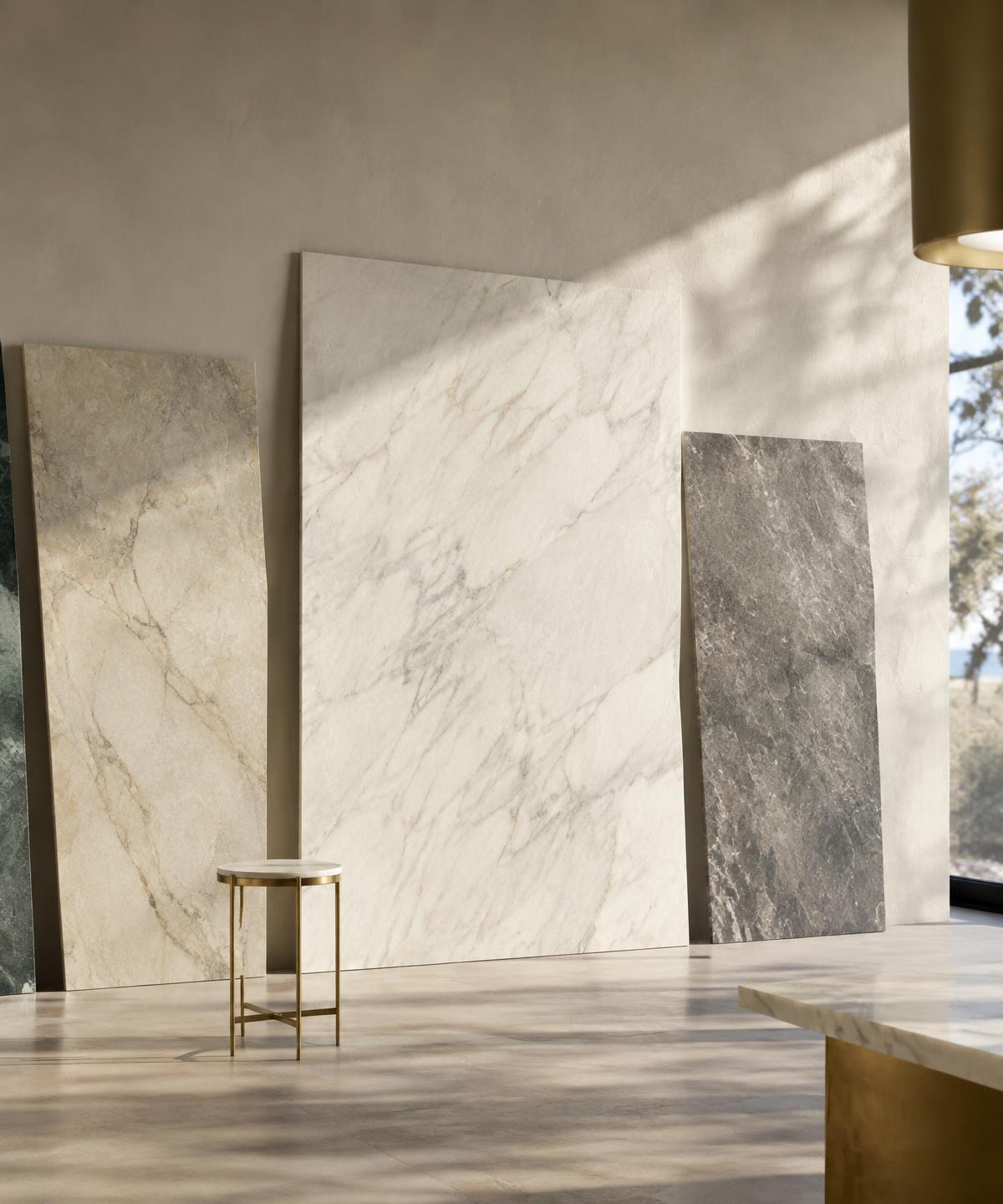 Slabs in daylight